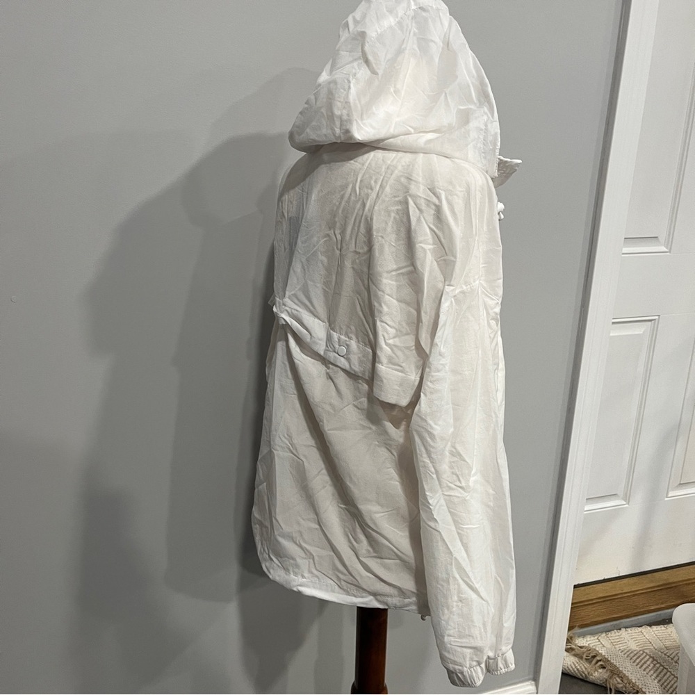 Peach White Activewear Mitsu Jacket with Hood and Lightweight Design Small - Picture 2 of 10